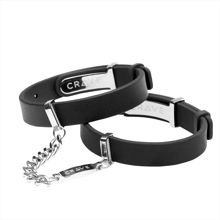 CRAVE ID Cuffs Sort og Sølv