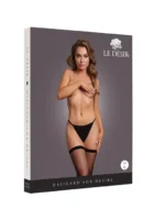 Le desir - Nettingstrømper med glitter i gull - One Size (XS-XL) - Bilde 3
