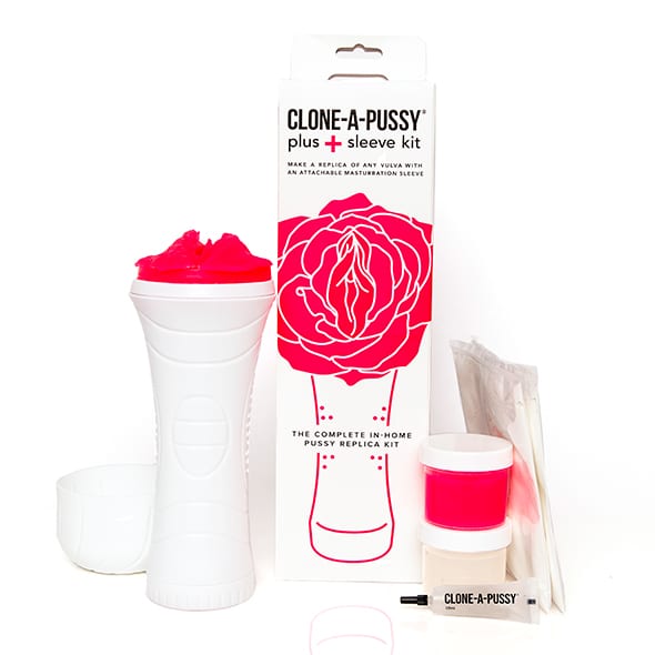 Clone-A-Pussy Plus - Hot Pink - Avstøpnings Kit med Masturbator Clone-A-Pussy Plus - Hot Pink - Avstøpnings Kit med Masturbator