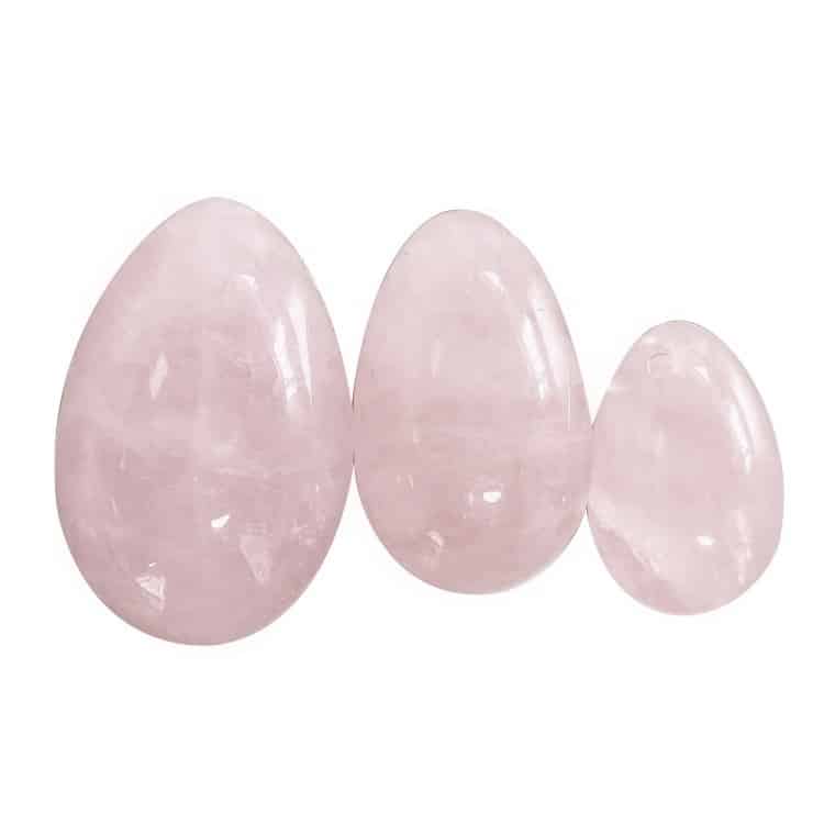 Erotisk - Yoni Egg Rose Quartz - Vaginakuler Erotisk - Yoni Egg Rose Quartz - Vaginakuler