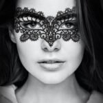 Erotisk - Maskerademaske - Sort