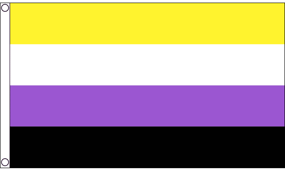 Non-Binary Pride Flagg 90cm x 150cm Non-Binary Pride Flagg 90cm x 150cm