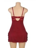 Gnist - Babydoll med stropper - burgunder - Bilde 13