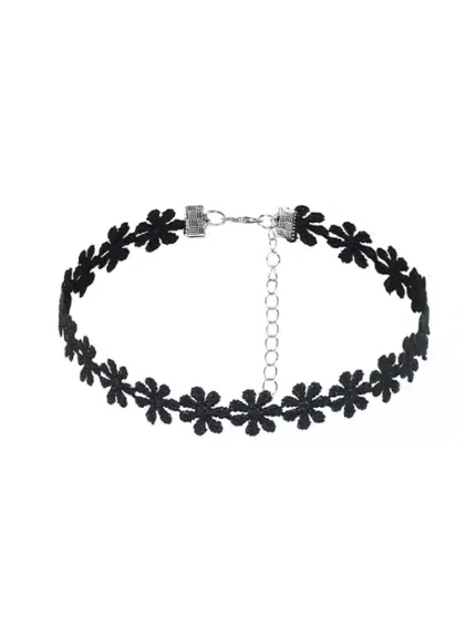 choker blonder blomst