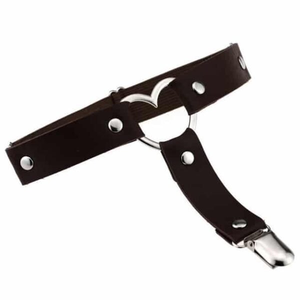 Sexy Girl - Thigh Harness - Mørk Brun - 2pk