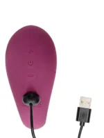 Twitch 3 - Sugevibrator med G-punkt vibrator - Burgunder - Bilde 7