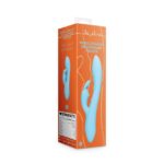 Loveline - Ribbed Ultra Soft Silicone Rabbit Vibrator - Turkis