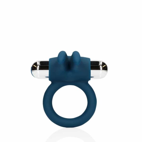 Loveline - Vibrating Rabbit Cock Ring - Blå