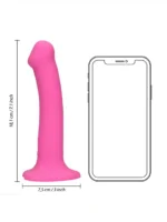 Loveline - Vibrator med base - Medium - Rosa - Bilde 2