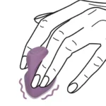 Loveline - Finger vibrator - Lilla