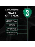 Levelz - 3 - prostatastimulator - med ekstra tupp og fjernkontroll - Bilde 8