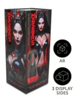 Masturs - Raven Shadow Sinner - AR Masturbator med Sugeeffekt, Vibrasjoner og Lyseffekter - Bilde 3