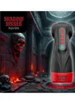 Masturs - Raven Shadow Sinner - AR Masturbator med Sugeeffekt, Vibrasjoner og Lyseffekter - Bilde 15