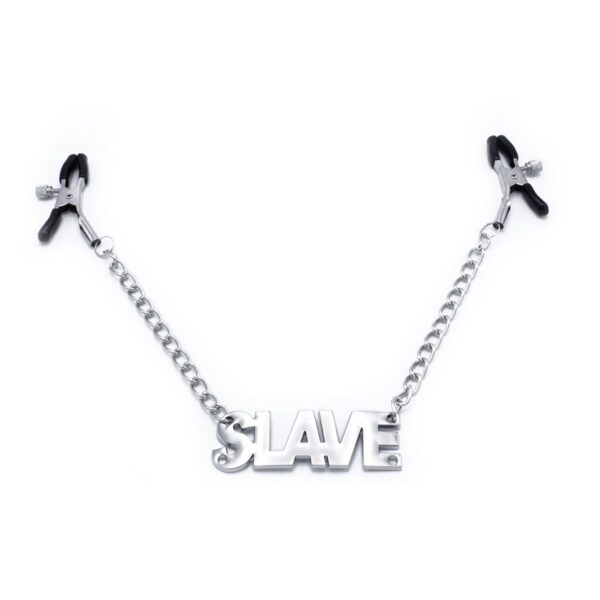 Brystklyper med kjetting  - Slave