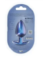 Ouch! Buttplugg - Anker stopper - Metallic Blå - Large - Bilde 3