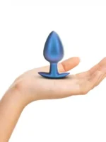 Ouch! Buttplugg - Anker stopper - Metallic Blå - Large - Bilde 4