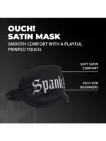 Ouch! Sateng Øyemaske - Spank me - Sort - Bilde 3