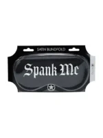 Ouch! Sateng Øyemaske - Spank me - Sort - Bilde 2