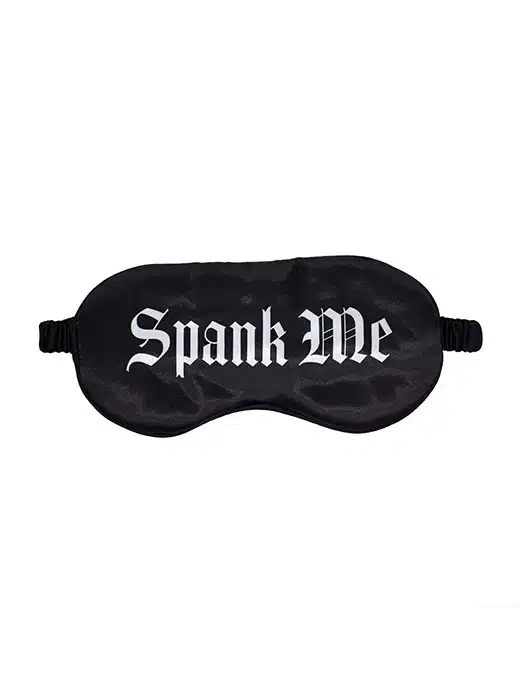 OU1067BLK-ouch!-spank-me-maske-blindfold-sanse-sanselek-sort_4 Ouch! Sateng Øyemaske - Spank me - Sort - Bilde 1