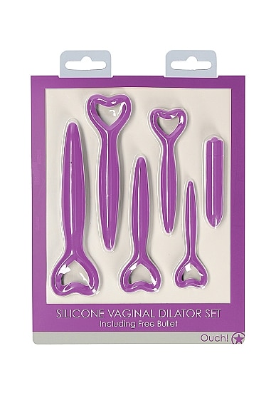 Ouch! Silikon Dilator Sett - 5 - Lilla