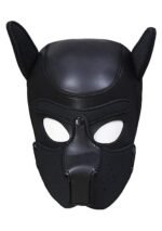 Ouch! Puppy Play - Hundemaske i Neopren - Sort