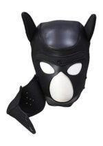 Ouch! Puppy Play - Hundemaske i Neopren - Sort