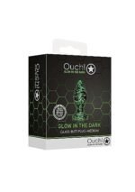 Ouch! Glass Buttplug - Glow in the Dark - Medium