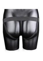 Ouch! Textured Curved Hollow Strap-on - Hul Strap on - 20cm