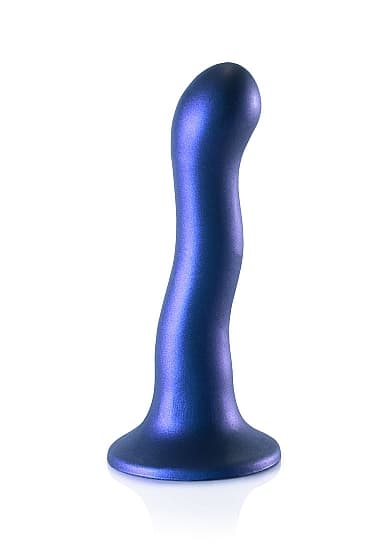 OUCH! - Ultra Soft Silicone - Dildo med sugekopp - 17 cm - Blå OUCH! - Ultra Soft Silicone - Dildo med sugekopp - 17 cm - Blå