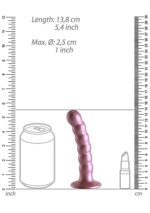 OUCH! - Beaded Silicone - Dildo med sugekopp - 13 cm - Rosa