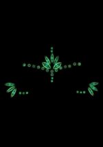 Ouch! - Glow in the dark - Body sticker - Selvlysende kroppsmykke til ansikt