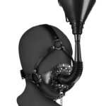 OUCH! - Xtreme - Hodeharness Med Gag Og Trakt - Sort