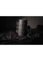 OUCH! - HÅND OG ARM CUFFS MED JUSTERBARE STROPPER - SORT