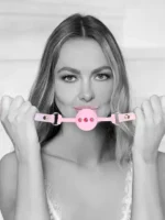 Ouch! Paris - Ballgag med pustehull - Rosa - Bilde 3