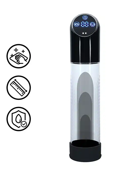 PMP056BLK-pumped-pumpe-vakuum-penispumpe-autimatisk-oppladbar-vakum-ereksjon_2 Pumped - Automatisk vanntett penispumpe - Sort - Bilde 1