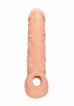 RealRock - 8" / 20 cm - Myk Penisforlenger - Lys Hudfarge