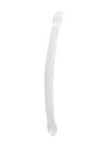 Realrock – Crystal Clear – Dobbeldildo – Transparent - 42 cm