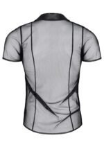 Regnes Fetish Planet - Roberto - Mesh poloskjorte med wetlook detaljer