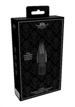 Royal Gems - Glitter - Oppladbar Bulletvibrator - Sort