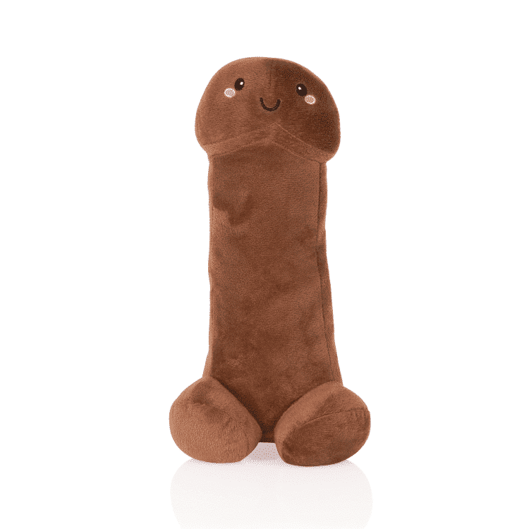 SLI215BRN-750x750 Penis Plushie - Penis Kosebamse - Brun - 30 cm - Bilde 1