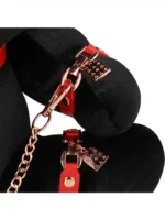 S-line - Bondage Rabbit Bamse - Large - Sort og Rød - Bilde 4