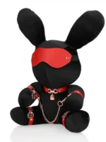 S-line - Bondage Rabbit Bamse - Large - Sort og Rød - Bilde 6