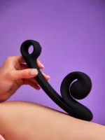 SVibe - Snail vibe Curve - Rabbitvibrator - Sort - Bilde 6