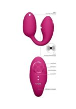 VIVE - Aika  - Egg med vibrering og pulserende klitorisstimulering - Rosa