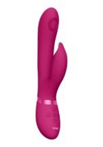 VIVE - Aimi - Rabbitvibrator med Pulserende G-punkt stimulering og Rotasjoner - Rosa