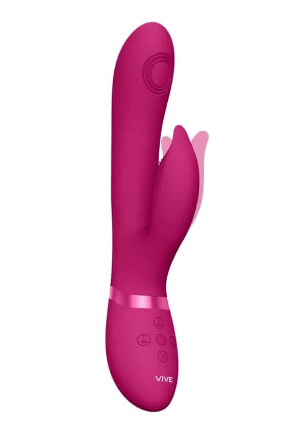 VIVE - Aimi - Rabbitvibrator med Pulserende G-punkt stimulering og Rotasjoner - Rosa VIVE - Aimi - Rabbitvibrator med Pulserende G-punkt stimulering og Rotasjoner - Rosa