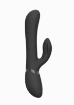 VIVE - Chou - Rabbitvibrator med utskiftbare hoder - Sort
