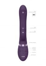 VIVE - Rini - Trippel Vibrator med Pulseringer og Vibrasjoner - Lilla