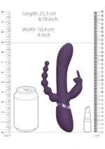 VIVE - Rini - Trippel Vibrator med Pulseringer og Vibrasjoner - Lilla