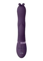 VIVE - Gada - A og G-punkt rabbitvibrator med Pulse-wave - Lilla